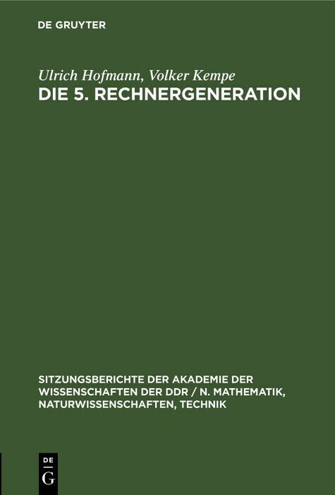 Die 5. Rechnergeneration main product photo