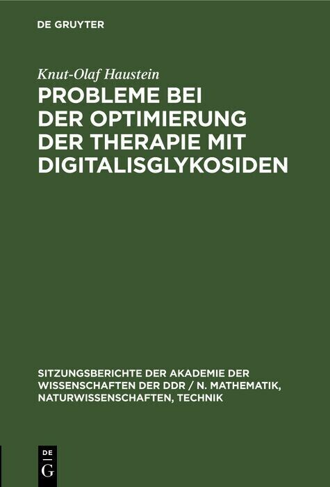 Probleme bei der Optimierung der Therapie mit Digitalisglykosiden main product photo
