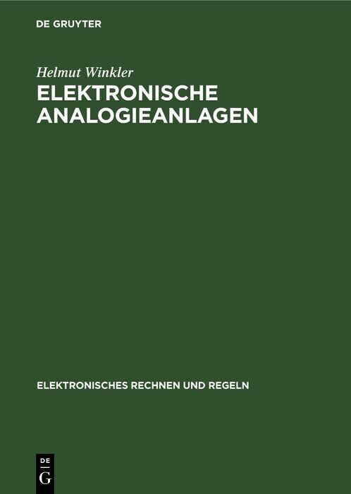 Elektronische Analogieanlagen main product photo