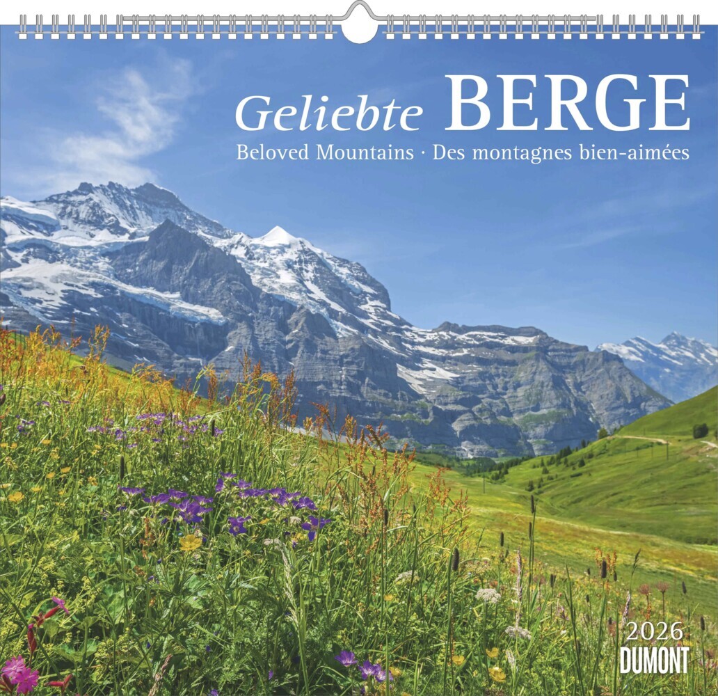 Geliebte Berge 2026 - DUMONT Wandkalender - mit den wichtigsten Feiertagen - Format 38,0 x 35,5 cm main product photo
