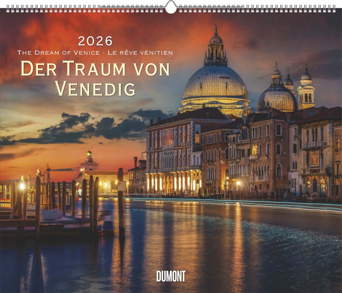 Der Traum von Venedig 2026 - Wandkalender 60,0 x 50,0 cm - Spiralbindung main product photo