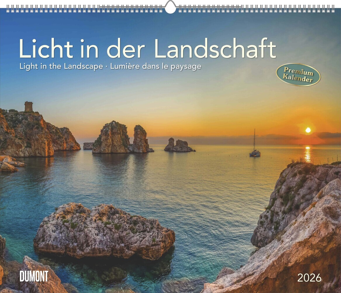 Licht in der Landschaft 2026 - Wandkalender 60,0 x 50,0 cm - Spiralbindung main product photo