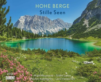 Hohe Berge - Stille Seen 2026 - Wandkalender 52 x 42,5 cm - Spiralbindung