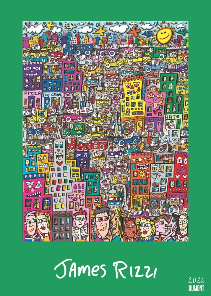 James Rizzi 2026 - Kunst-Kalender - Poster-Kalender - 50x70 main product photo