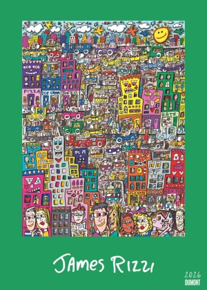 James Rizzi 2026 - Kunst-Kalender - Poster-Kalender - 50x70