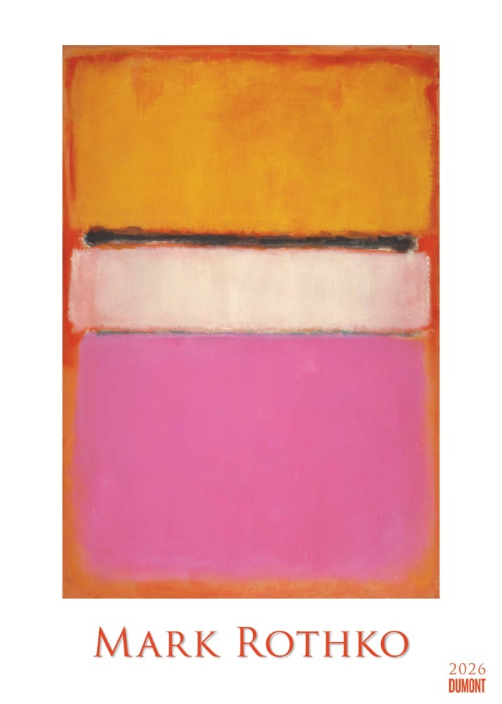 Mark Rothko 2026 - Kunst-Kalender - Poster-Kalender - 50x70 main product photo