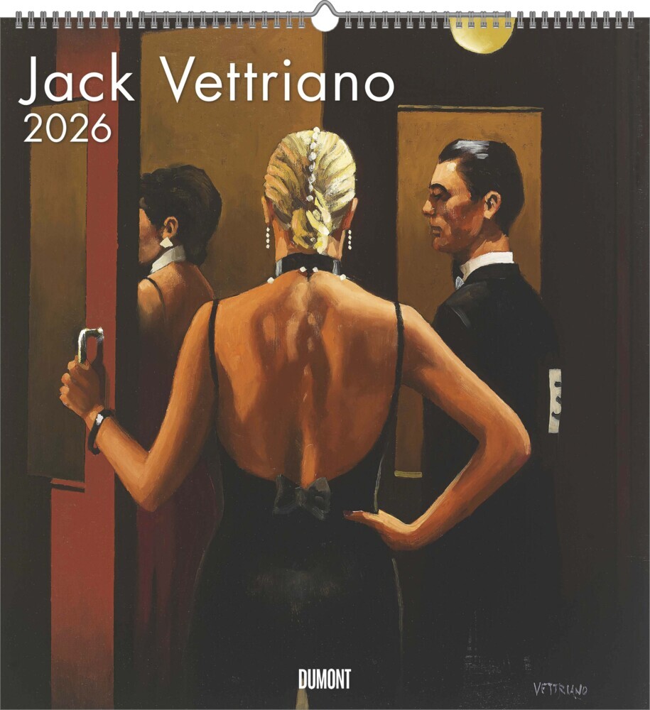Jack Vettriano 2026 - Kunst-Kalender - Wand-Kalender - 45x48 main product photo