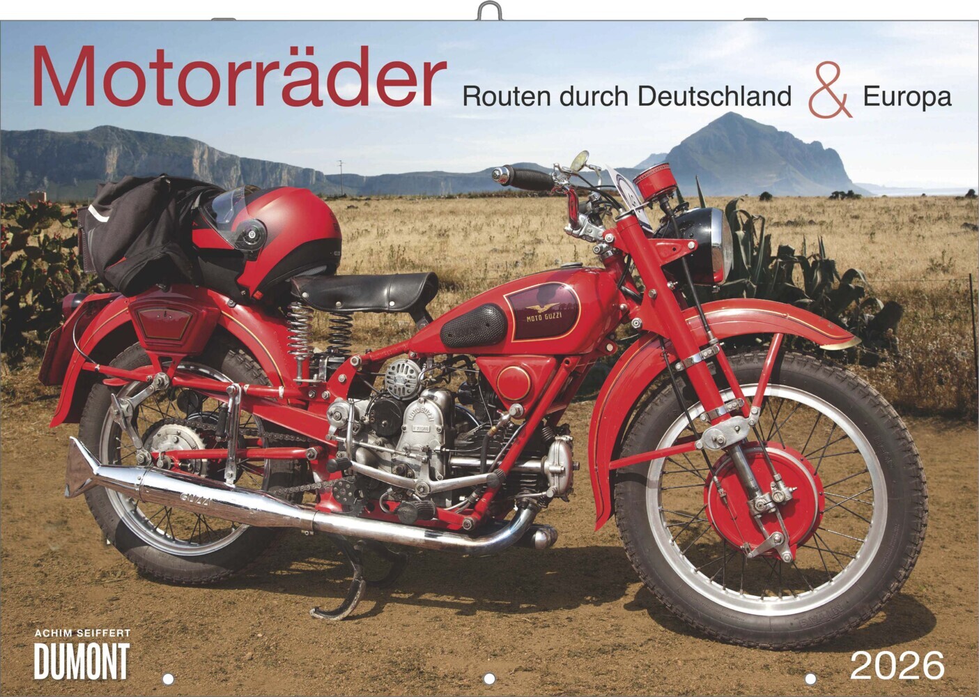 Motorräder & Routen 2026 - Broschürenkalender - mit Schulferientabelle - Format 42 x 29 cm main product photo