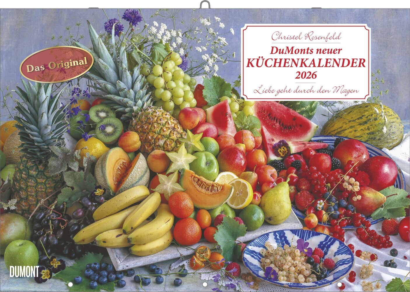 DUMONTS neuer Küchenkalender 2026 - Broschürenkalender - mit Rezepten und Gedichten - Format 42 x 29 cm main product photo