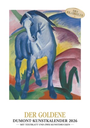 Kunstkalender 2026 - Der Goldene DUMONT-Kunstkalender - Wandkalender - Hochformat A3 29,7 x 42 cm