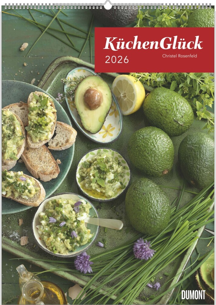 Küchenglück 2026 - Küchenkalender in Postergröße - 50 x 70 cm main product photo