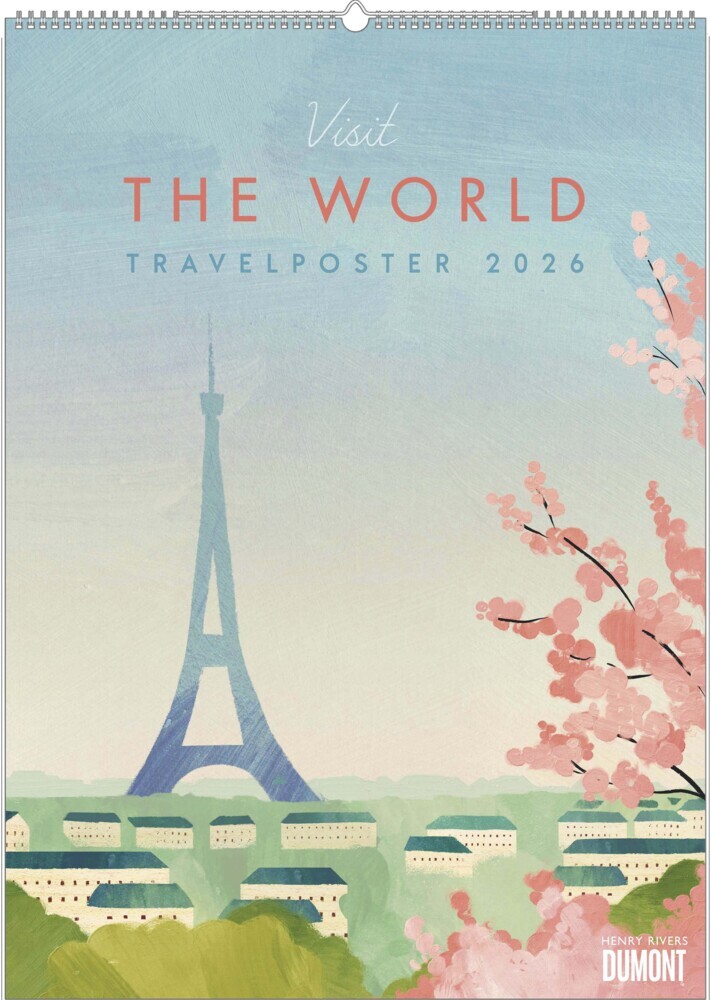 Travelposter 2026 - Reiseplakate-Kalender von DUMONT- Wand-Kalender - Poster-Format 50 x 70 cm main product photo