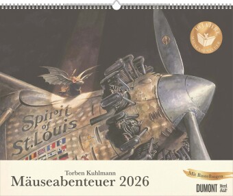 Torben Kuhlmann Mäuseabenteuer 2026 - DUMONT Kinder-Kalender - Querformat 52 x 42,5 cm - Spiralbindung