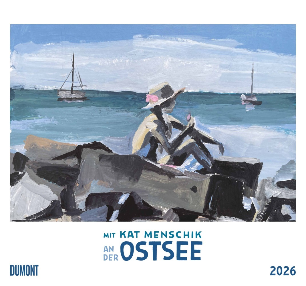 Mit Kat Menschik an der Ostsee 2026 - Kunstkalender - Spiralbindung - Format 38 x 35,5 cm main product photo