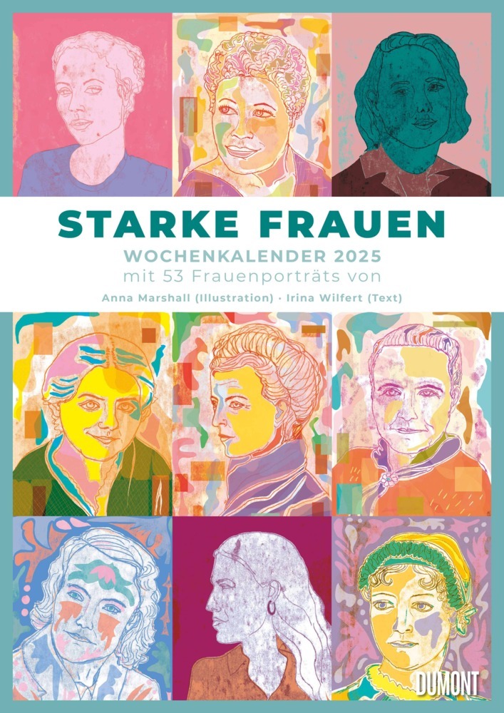 Starke Frauen Wochenkalender 2026 - Porträts und Biografien auf 53 Wochenblättern - Format 21,0 x 29,7 cm - Spiralbindung main product photo