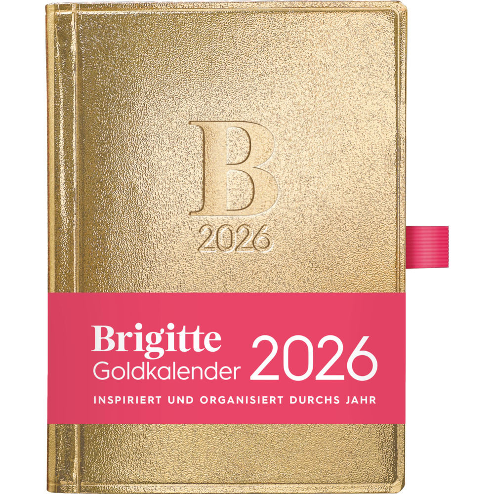 Brigitte Goldkalender 2026 - Buchkalender - Taschenkalender - Lifestyle - 10x14 main product photo