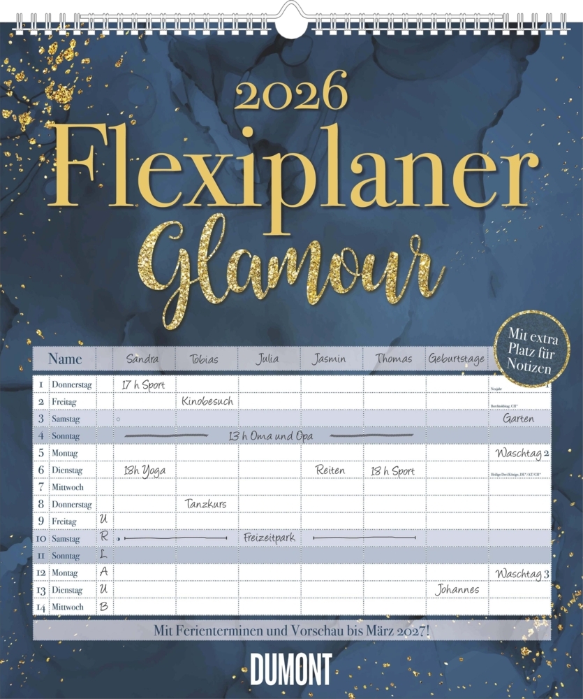 Flexiplaner Glamour im Format 34,5 x 40 main product photo