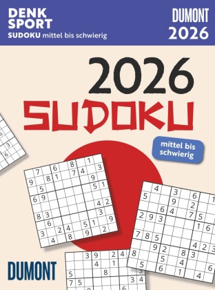 Sudoku 2026 - Tagesabreißkalender -11,8x15,9 - Rätselkalender - Knobelkalender