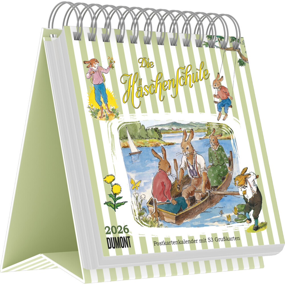 Die Häschenschule - Postkartenkalender mit 53 Grußkarten main product photo