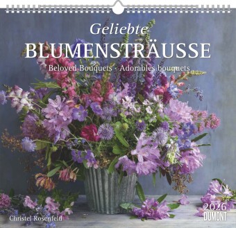 Geliebte Blumensträuße 2026 - DUMONT Wandkalender - mit allen wichtigen Feiertagen - Format 30 x 34 cm
