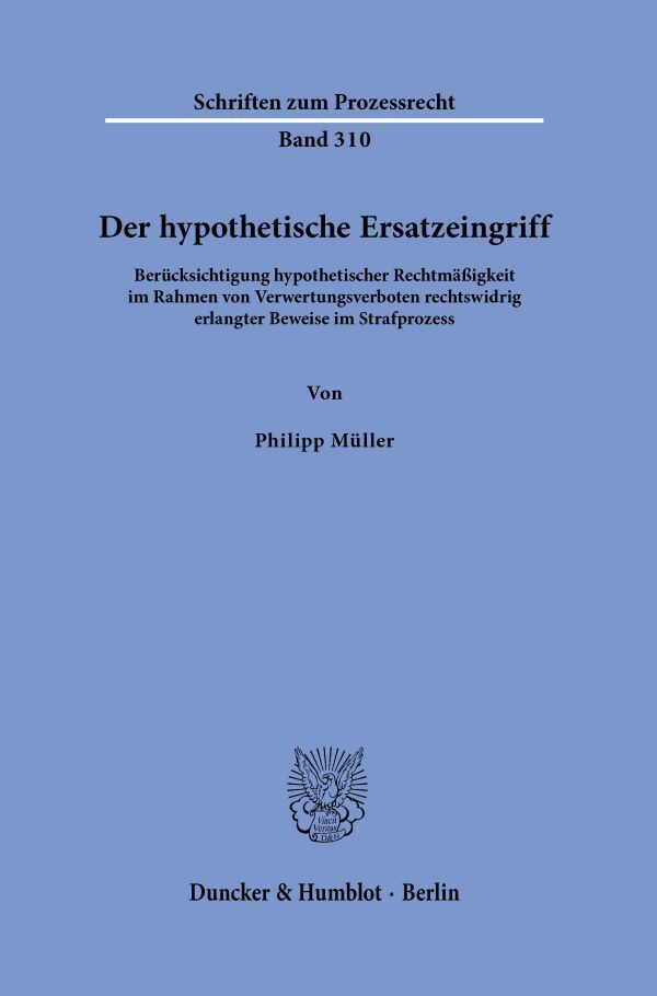 Der hypothetische Ersatzeingriff main product photo
