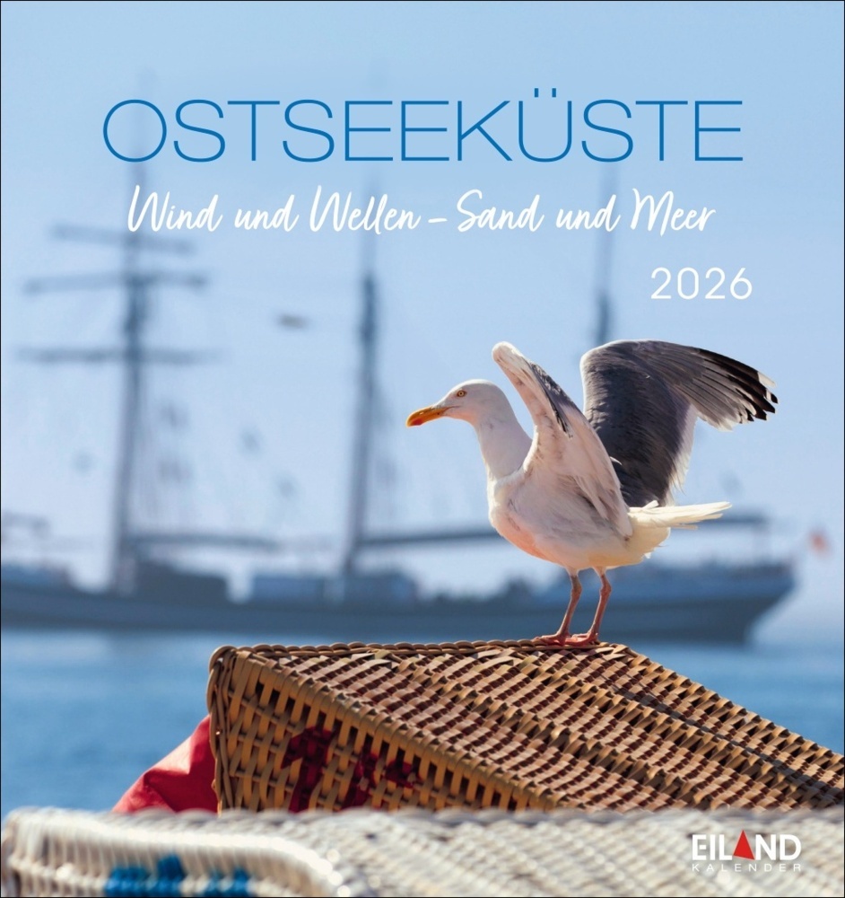 Ostseeküste Postkartenkalender 2026 - Wind und Wellen - Sand und Meer main product photo
