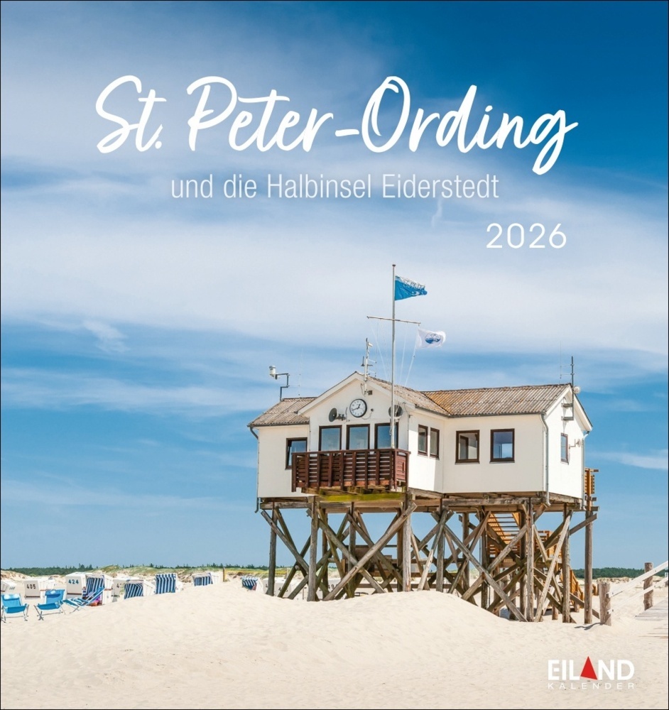 St. Peter-Ording und die Halbinsel Eiderstedt Postkartenkalender 2026 main product photo