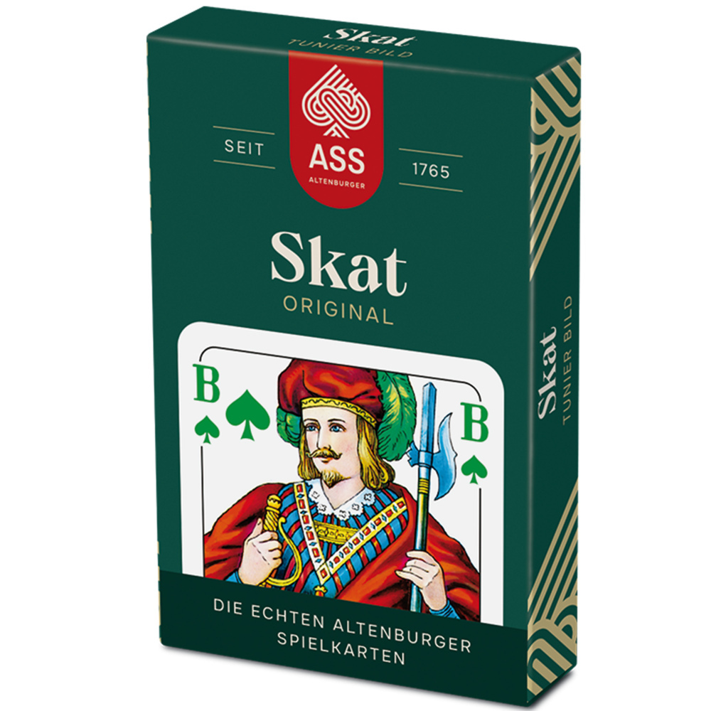 FSC Skat, Turnierbild, 4 Farben-Blatt in Faltschachtel main product photo