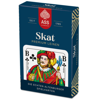 FSC Skat Premium Leinen, französisches Bild in Faltschachtel