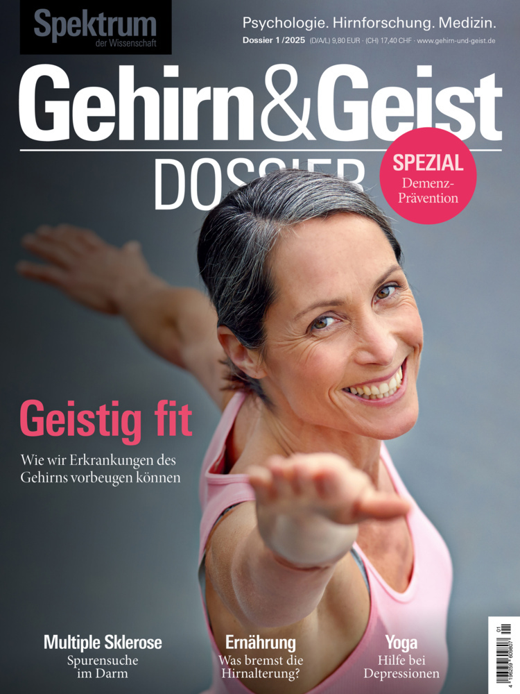 Gehirn&Geist Dossier 1/2025 Geistig fit main product photo
