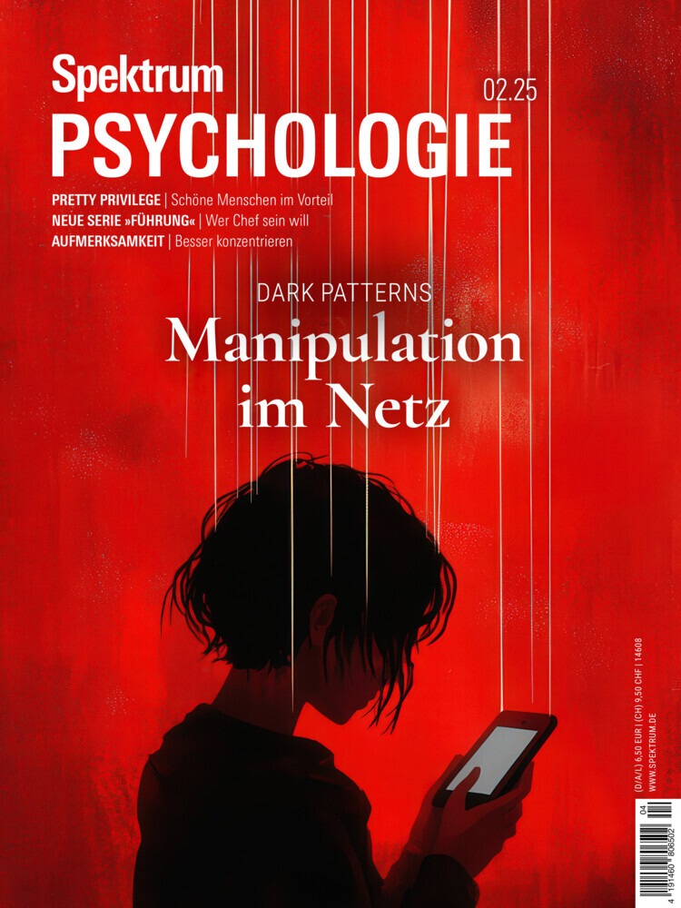 Spektrum Psychologie 2/2025 - Manipulation im Netz main product photo