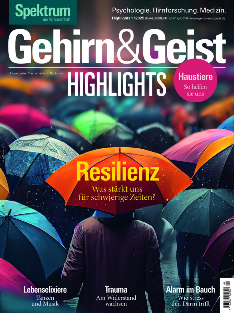 Gehirn&Geist Highlights 1/2025 - Resilienz main product photo