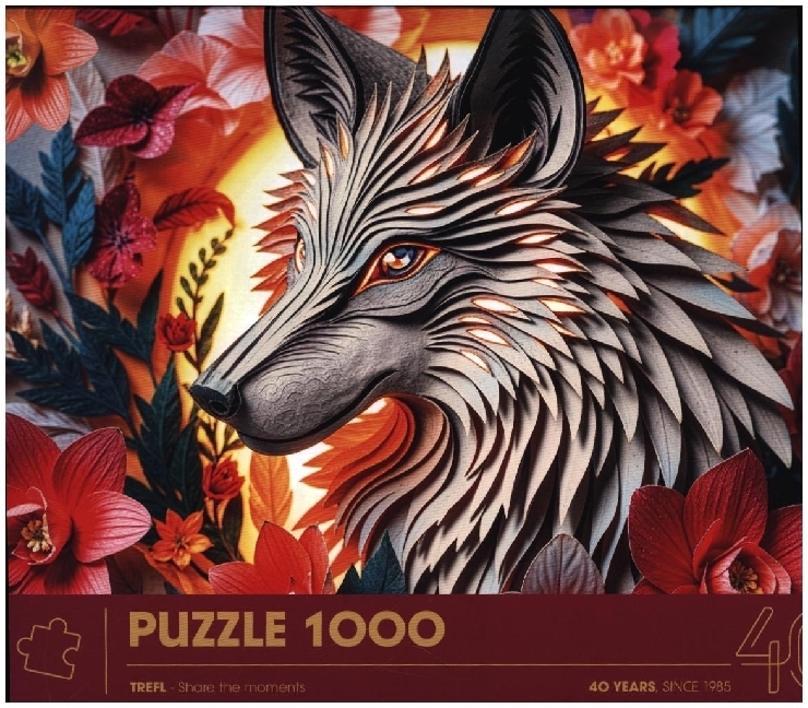 Puzzle Premium Plus 1000 Jubiläum - Wolf main product photo