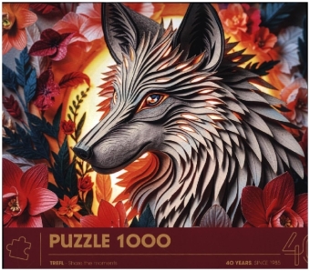 Puzzle Premium Plus 1000  Jubiläum - Wolf