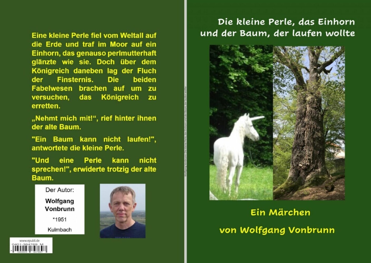 Die kleine Perle, das Einhorn und der Baum, der laufen wollte main product photo
