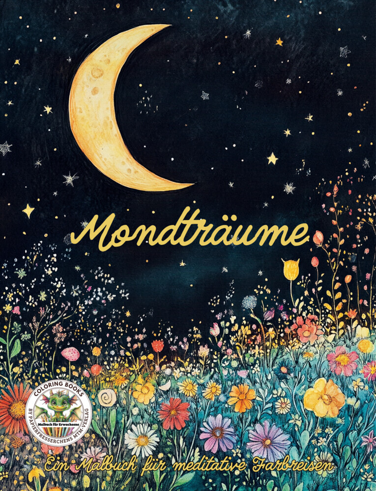 Mondträume - Ein Malbuch für meditative Farbreisen main product photo