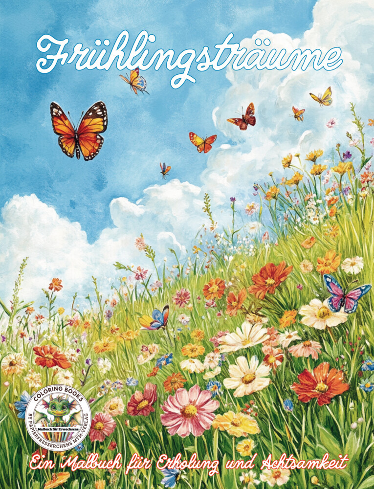 Frühlingsträume - Ein Malbuch für Erholung und Achtsamkeit main product photo