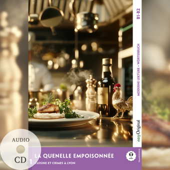 La Quenelle empoisonnée - Französische Krimi-Lektüre B1-B2 (+ Audio-CD), m. 1 Audio, m. 1 Audio-CD, m. 1 Audio