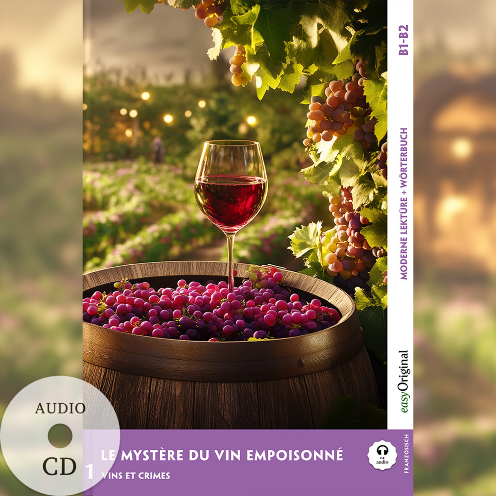 Le Mystère du vin empoisonné - Französische Krimi-Lektüre B1-B2 (+ Audio-CD), m. 1 Audio, m. 1 Audio-CD, m. 1 Audio main product photo