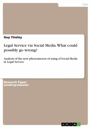 Legal Service via Social Media. What could possibly go wrong?