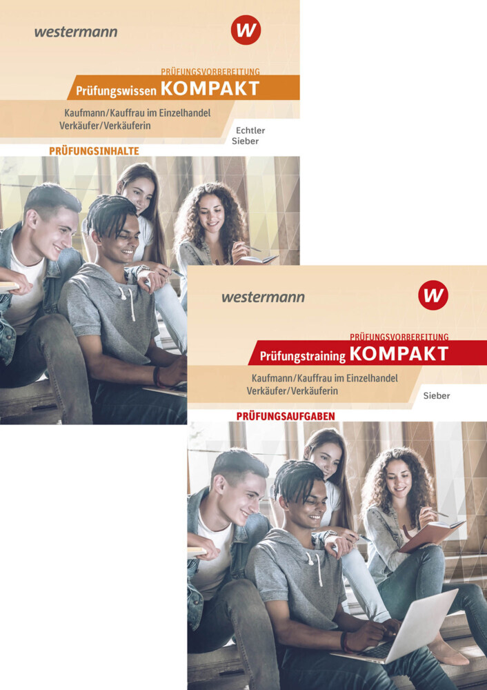 Prüfungsvorbereitung Prüfungswissen KOMPAKT + Prüfungstraining KOMPAKT - Kaufmann/Kauffrau im Einzelhandel - Verkäufer/Verkäuferin main product photo