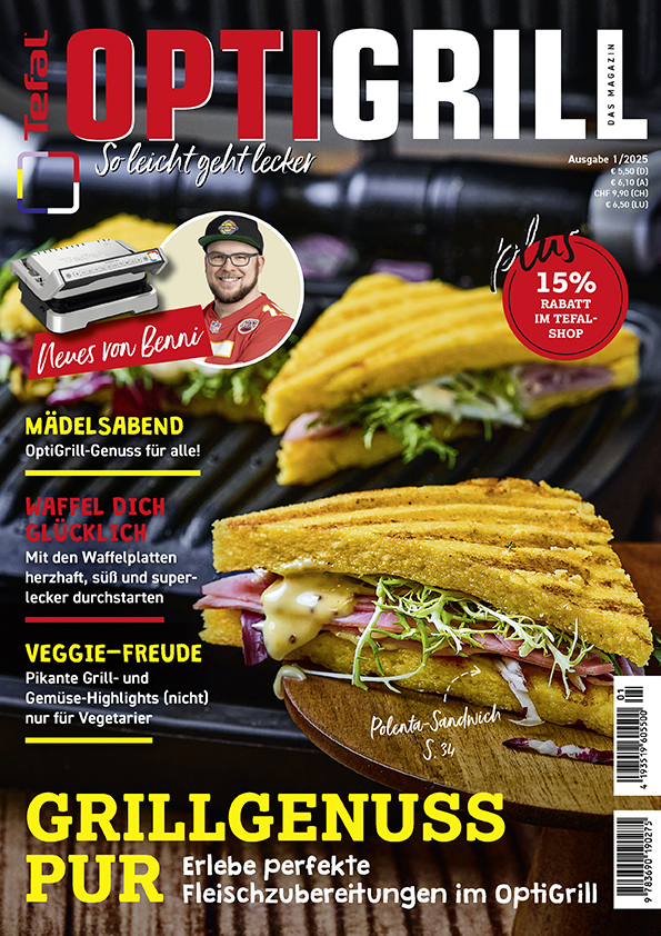 Tefal OptiGrill Magazin - Grillgenuss pur! main product photo