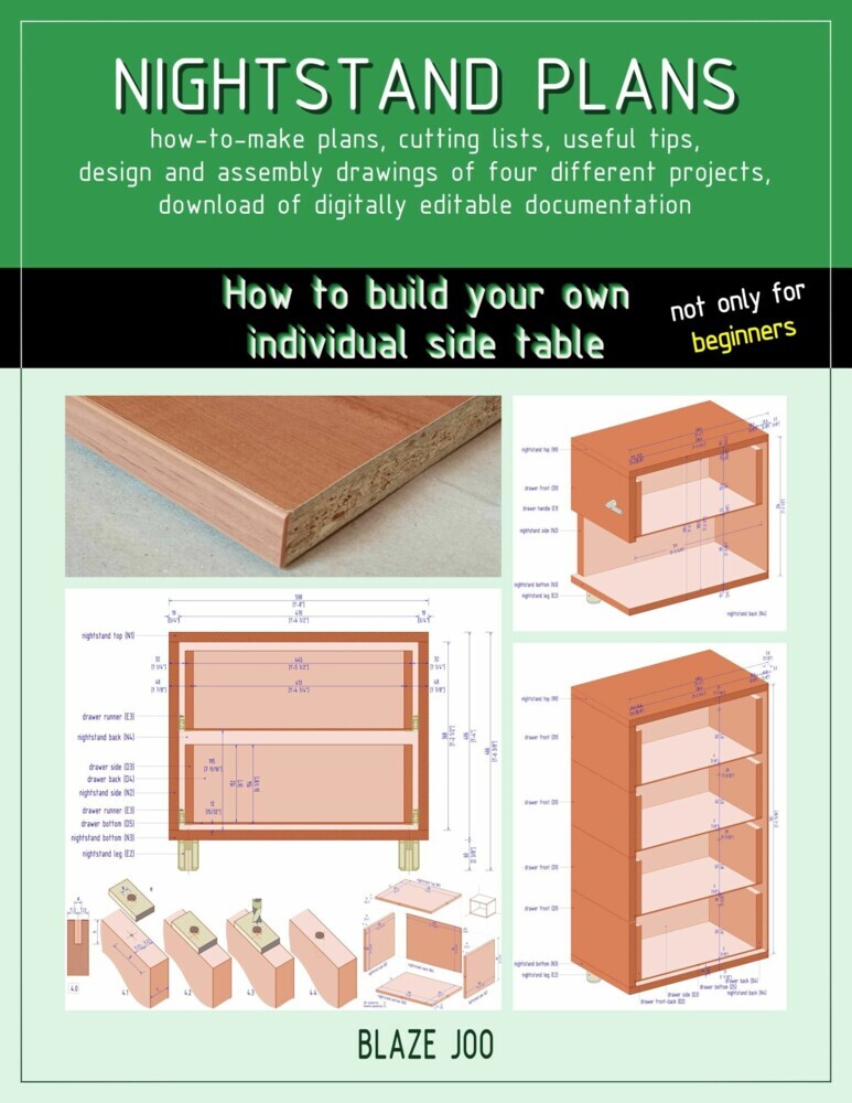 Nightstand plans main product photo