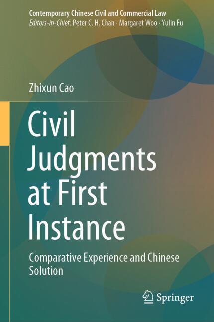 Civil Judgments at First Instance main product photo
