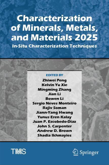 Characterization of Minerals, Metals, and Materials 2025 main product photo
