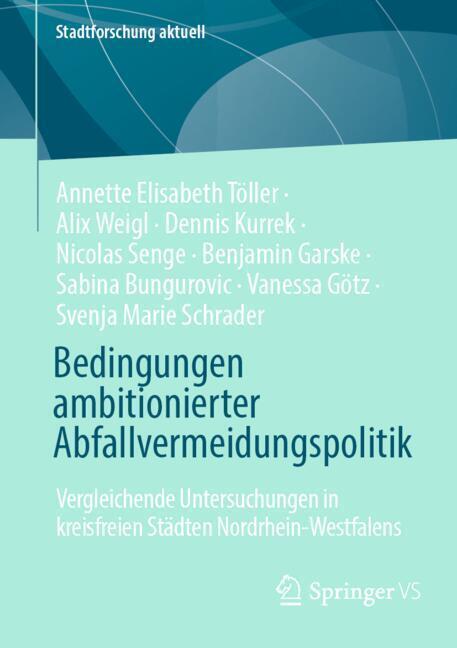Bedingungen ambitionierter Abfallvermeidungspolitik main product photo