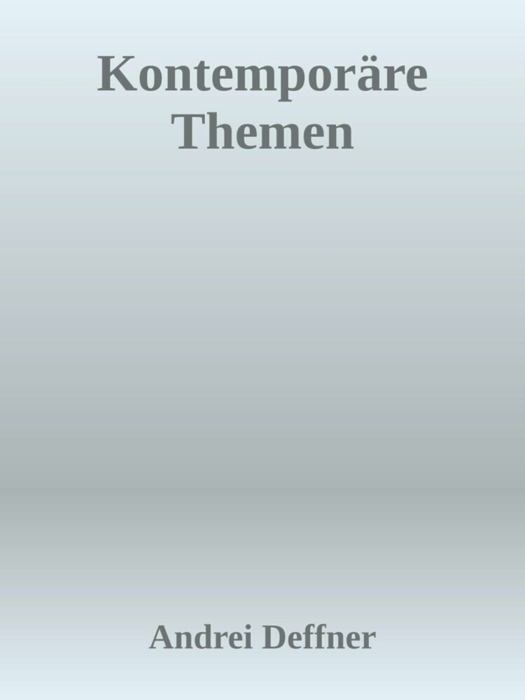 Kontemporäre Themen - Digitalisierung main product photo