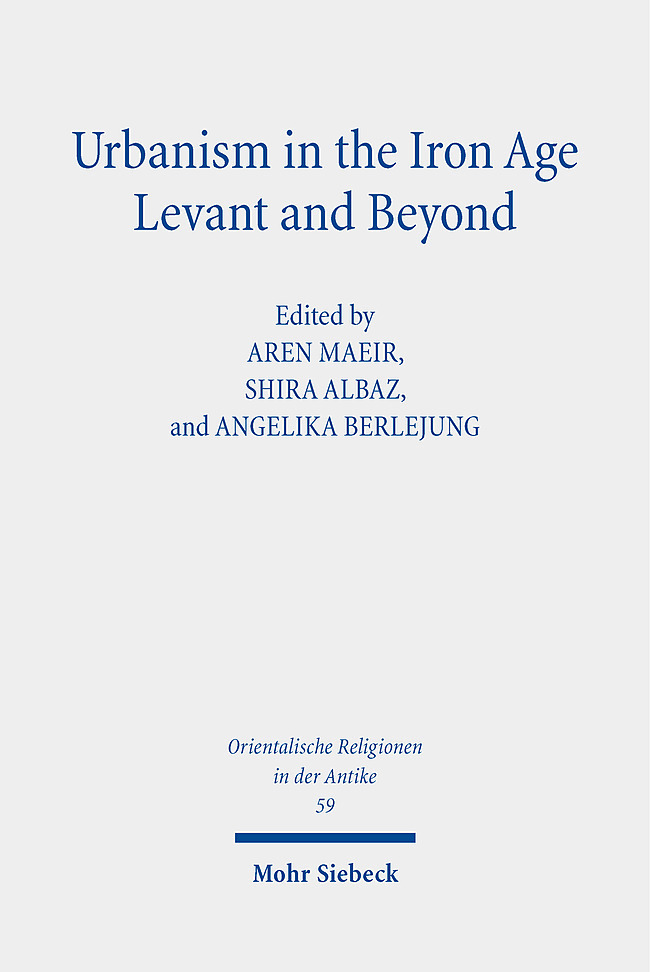 Urbanism in the Iron Age Levant and Beyond main product photo