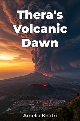 Thera's Volcanic Dawn