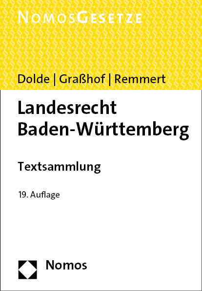 Landesrecht Baden-Württemberg main product photo
